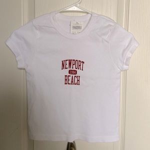 Brandy Melville Newport Beach tee, one size fits all